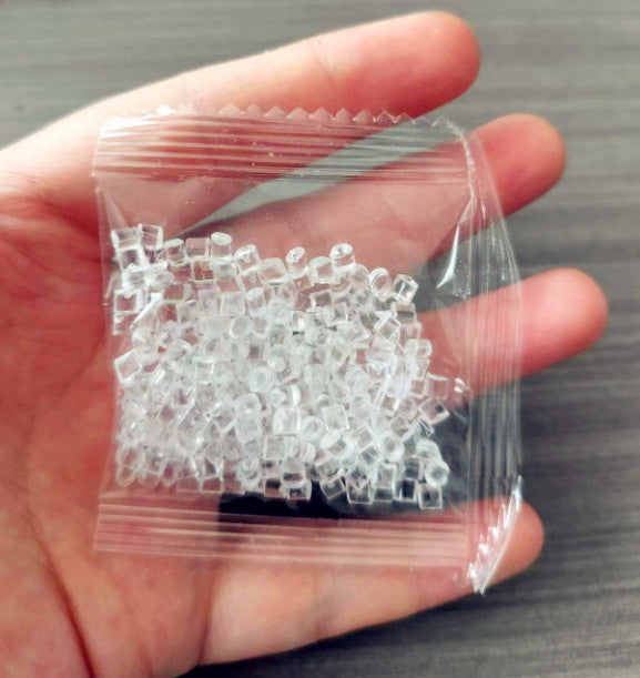 Wholesale 10pcs 5mm Plastic Bagged Simulation Broken Candy Broken Sequins Empty Tube Pen Diy Jewelry Accessories